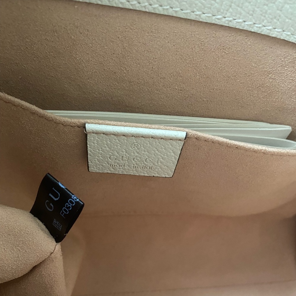 ✨NEW!✨GUCCI✨GG GUCCISSIMA SUPREME FLORA CANVAS & LEATHER PADLOCK CHAIN BAG - Picture 14 of 16